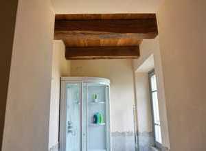 soffitto di legno nel 1 ° piano