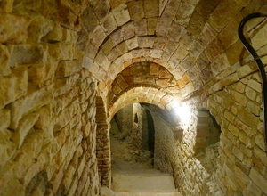 spacious grotto with arches
