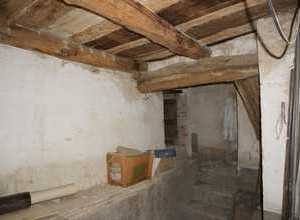 Attic with old beams