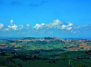 Blick auf die Provinzhauptstadt Fermo