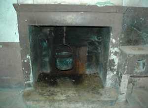 fireplace on the 1st floor