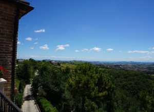 vista dalla terrazza